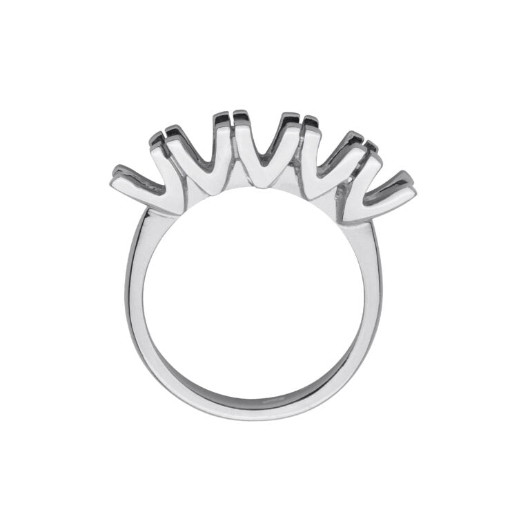 AF 5 Fedina 5 pietre castone a V.