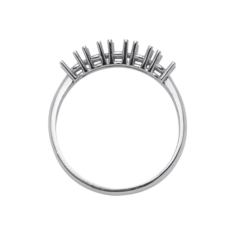 AF 06 Fedina 5 pietre, 4 griffe basse