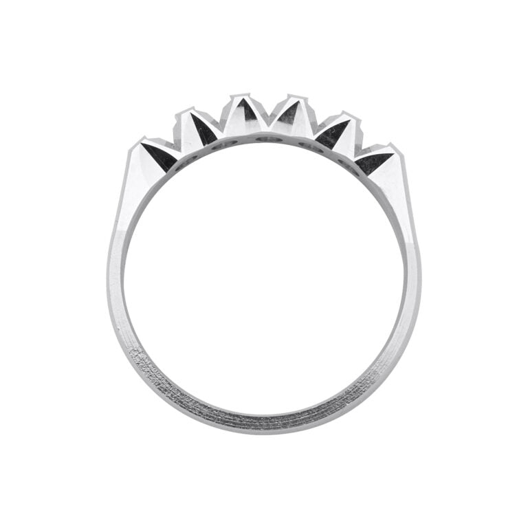 AF 44 Fedina corona 5 pietre tornita.