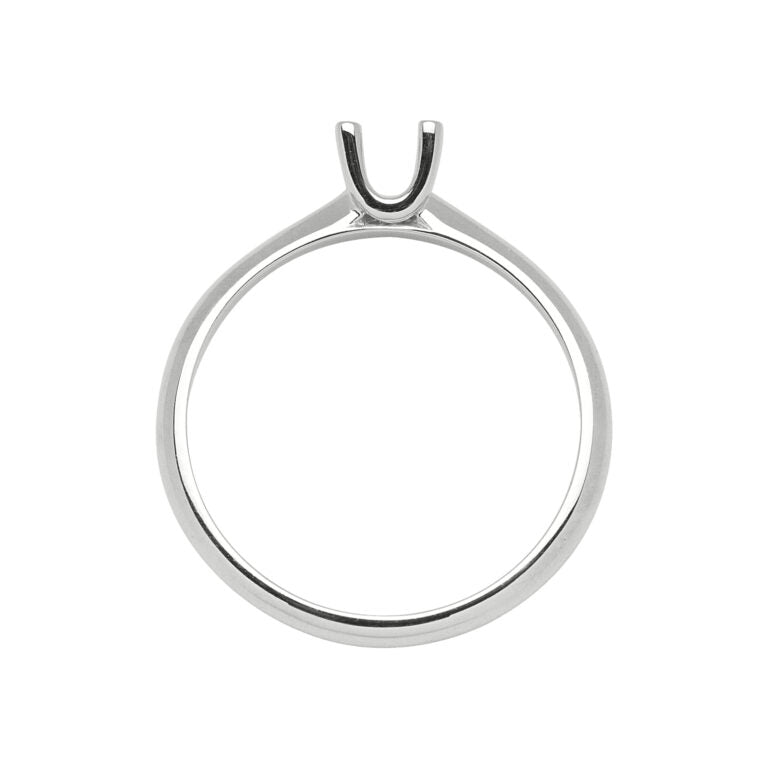 AS 43 Solitario castone ad U gambo dritto