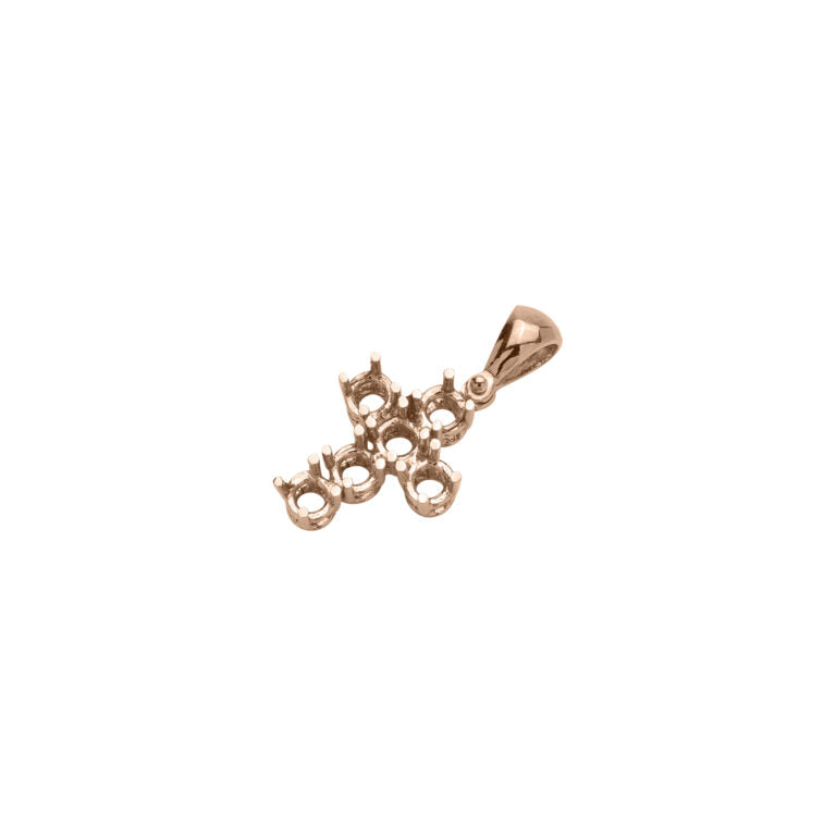 CRD 03 Croce classica griffe a filo 6 pt.