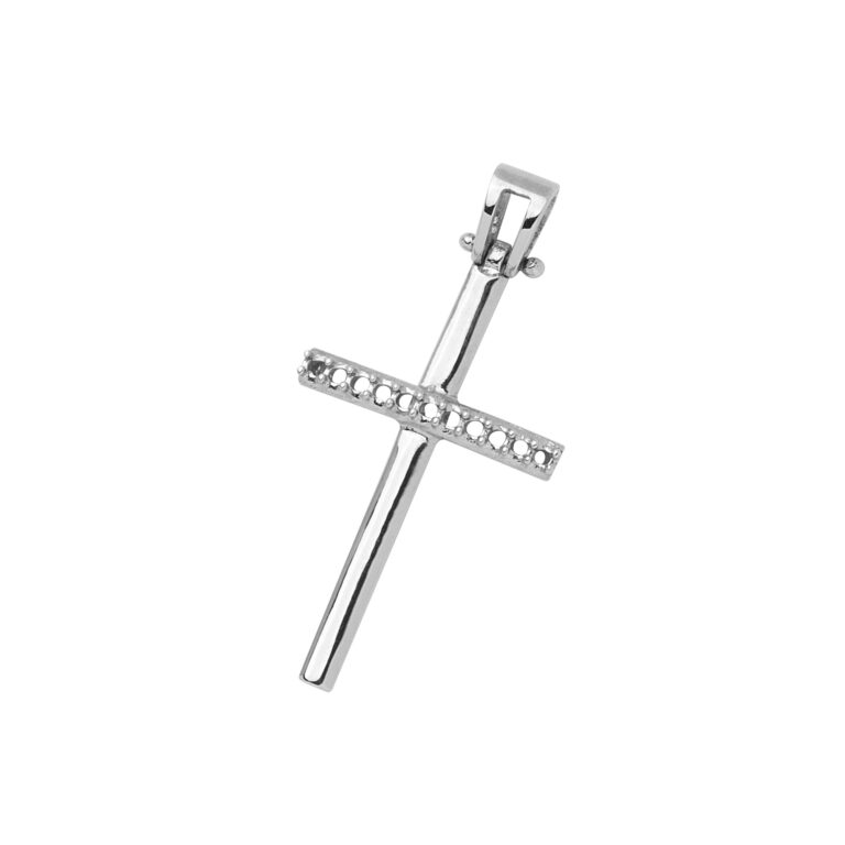 CRU 01 Croce uomo fantasia. Altezza cm 3.0