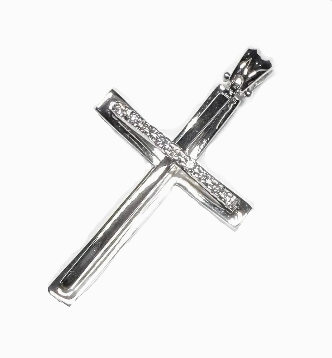 CRU 03 Croce uomo fantasia. Altezza cm 3.0