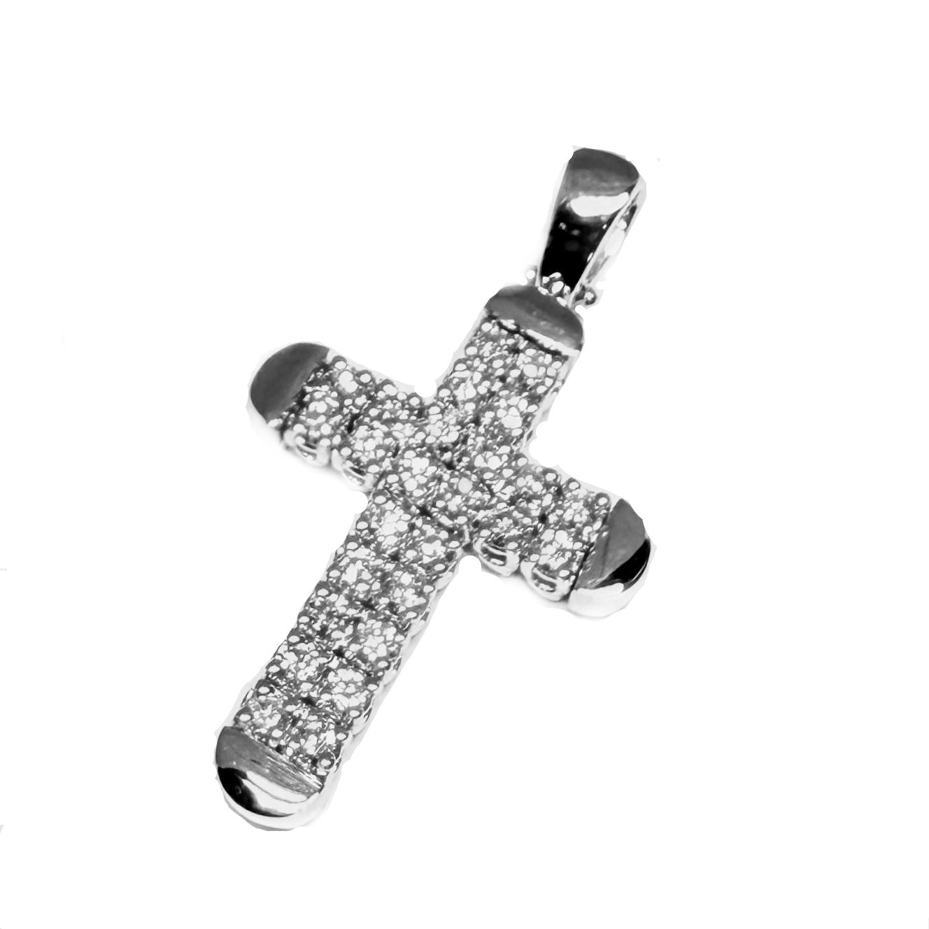 CRU 27 Croce uomo fantasia. Altezza cm 3.0