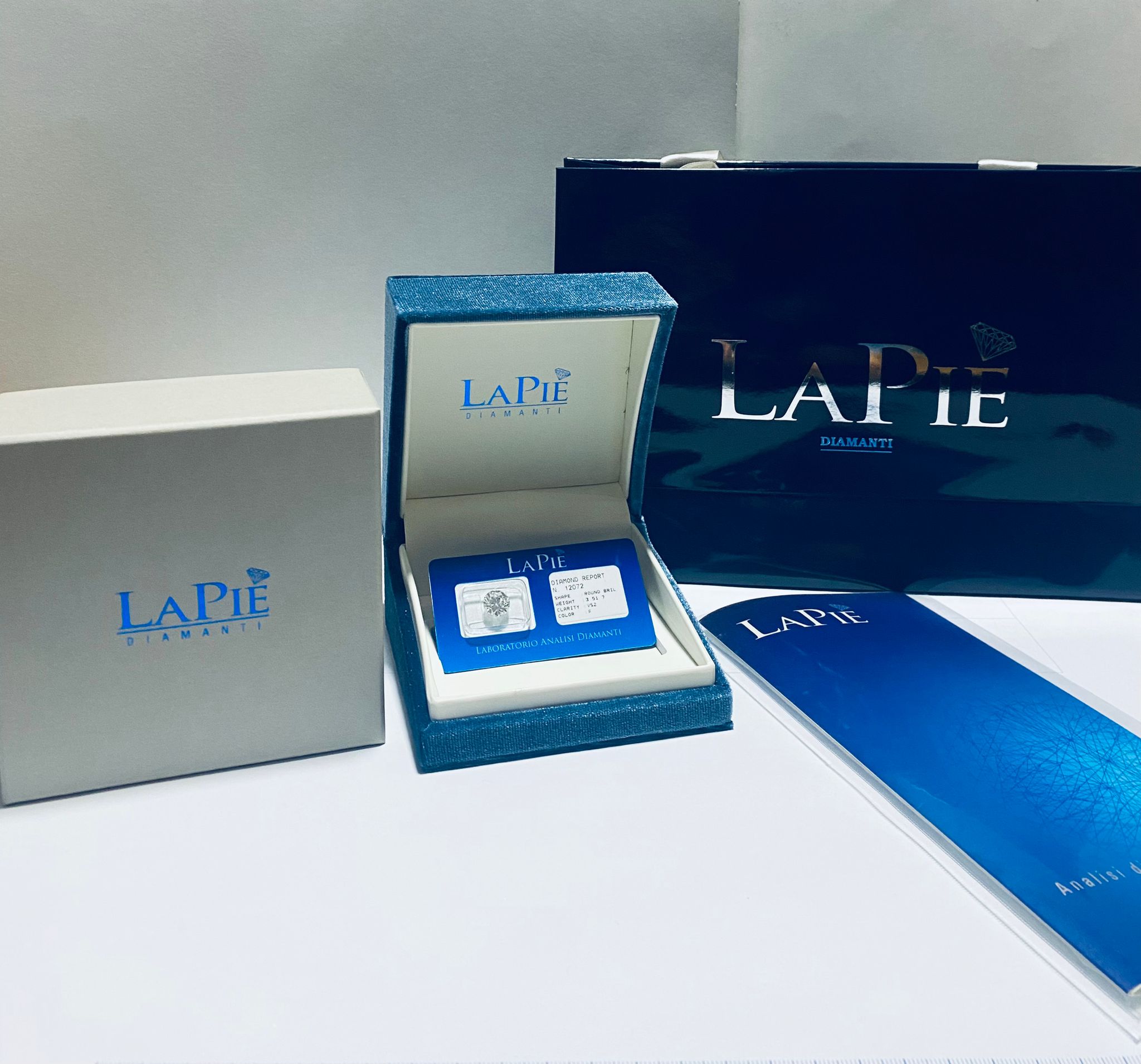 Diamanti Blisterati da ct 0.05 a ct 0.20 con  prezzi a partire da €  135.00